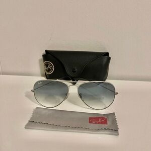 Ray Ban Gradient Gray RB3025 003/3F 62mm Oversized Sunglasses